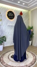 طقم عباية البروش مع خمار سترة – Image 18