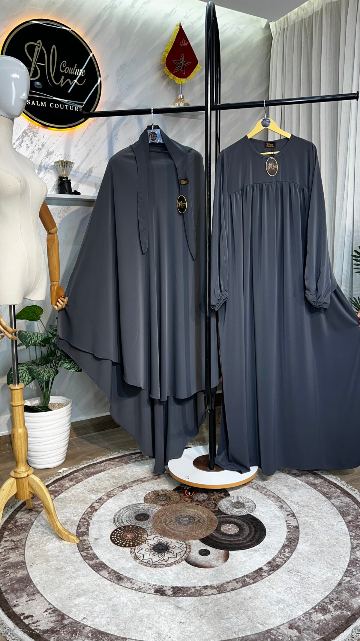 طقم عباية أفنان مع خمار سترة – Image 17