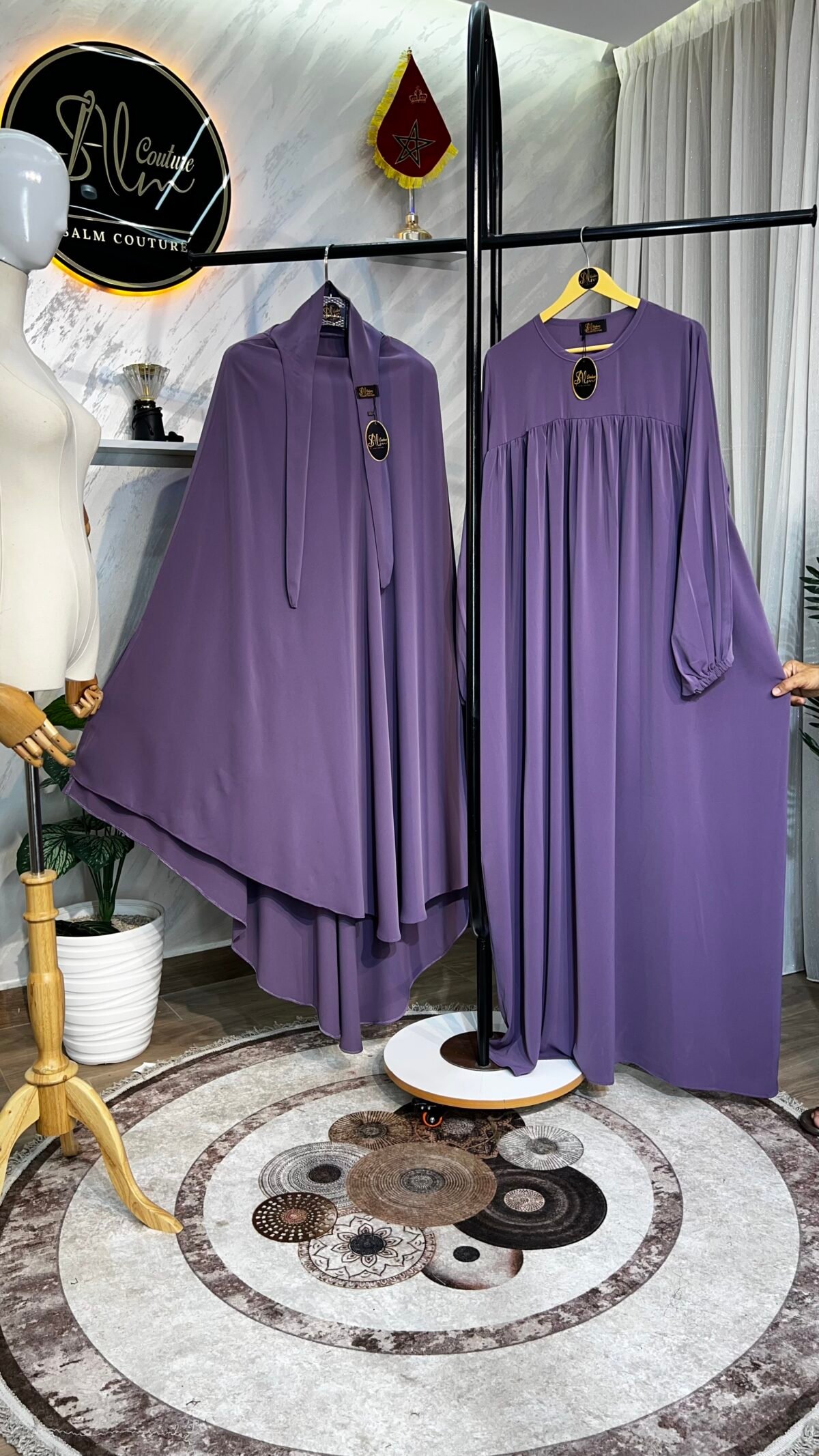طقم عباية أفنان مع خمار سترة – Image 16