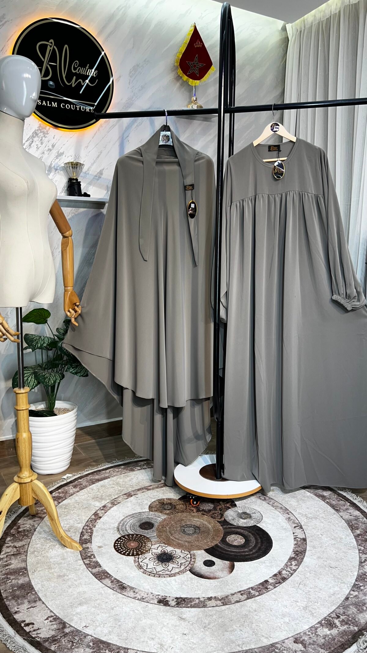 طقم عباية أفنان مع خمار سترة – Image 13