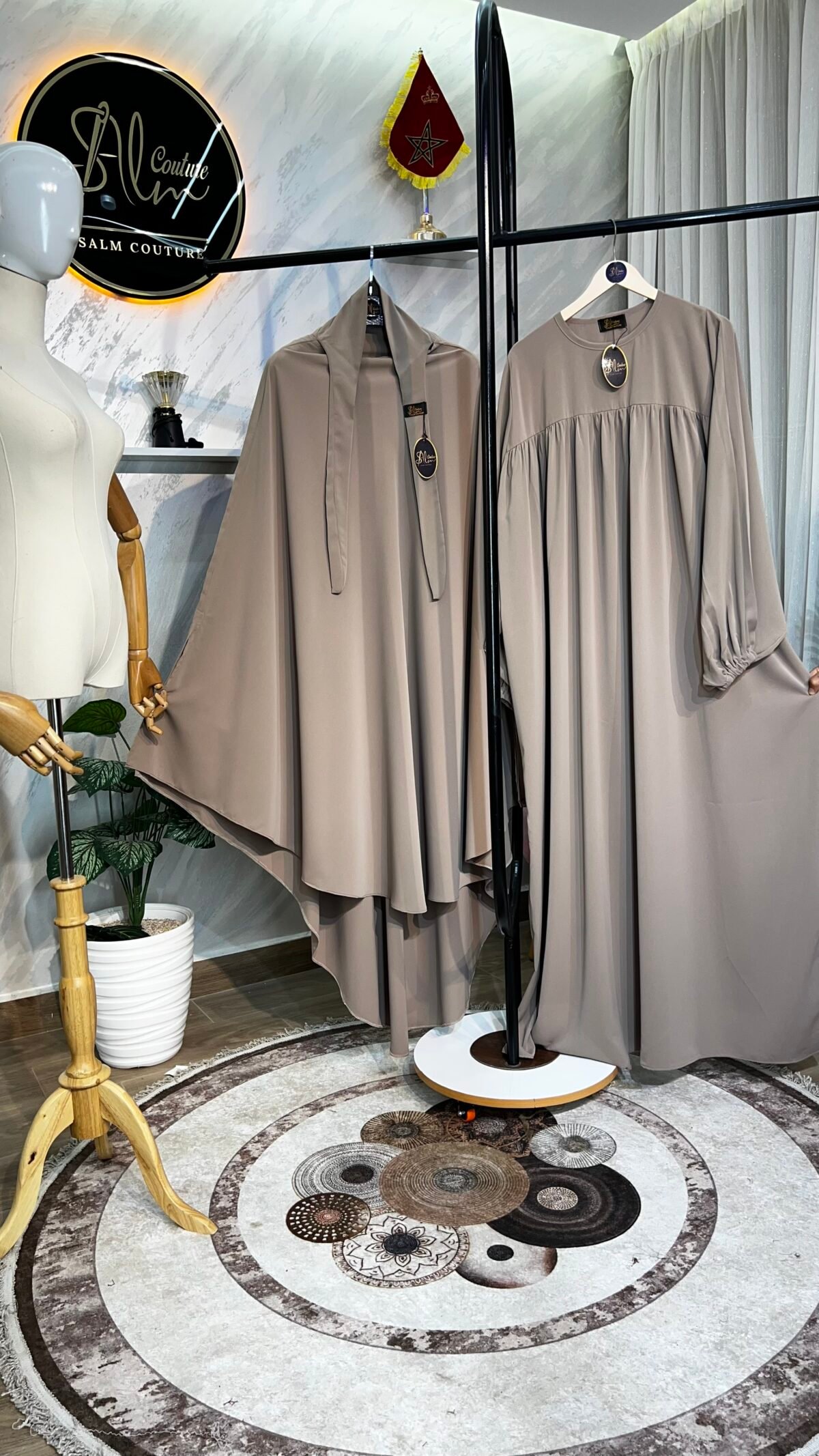 طقم عباية أفنان مع خمار سترة – Image 8
