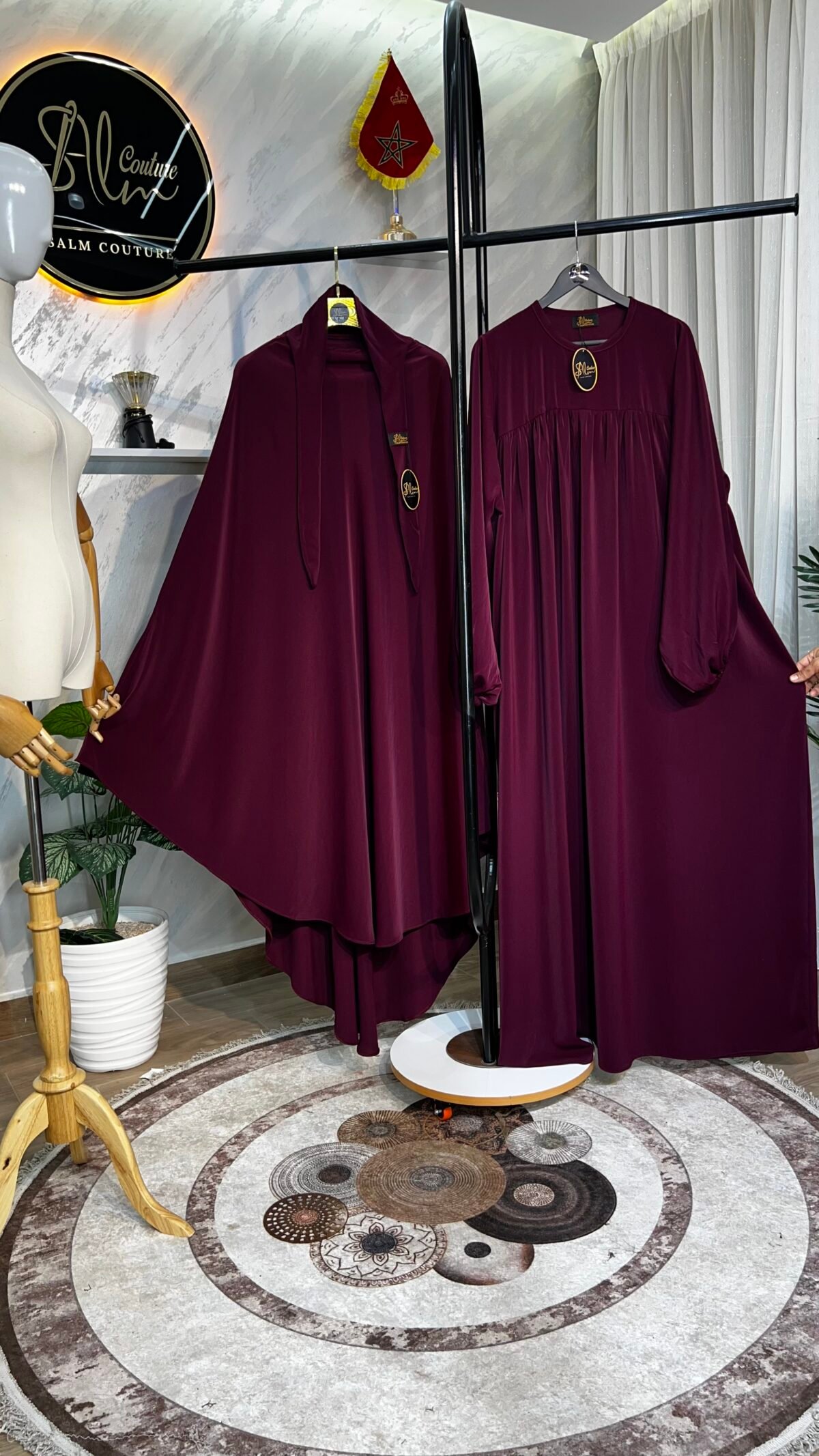 طقم عباية أفنان مع خمار سترة – Image 12