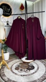 طقم عباية أفنان مع خمار سترة – Image 12