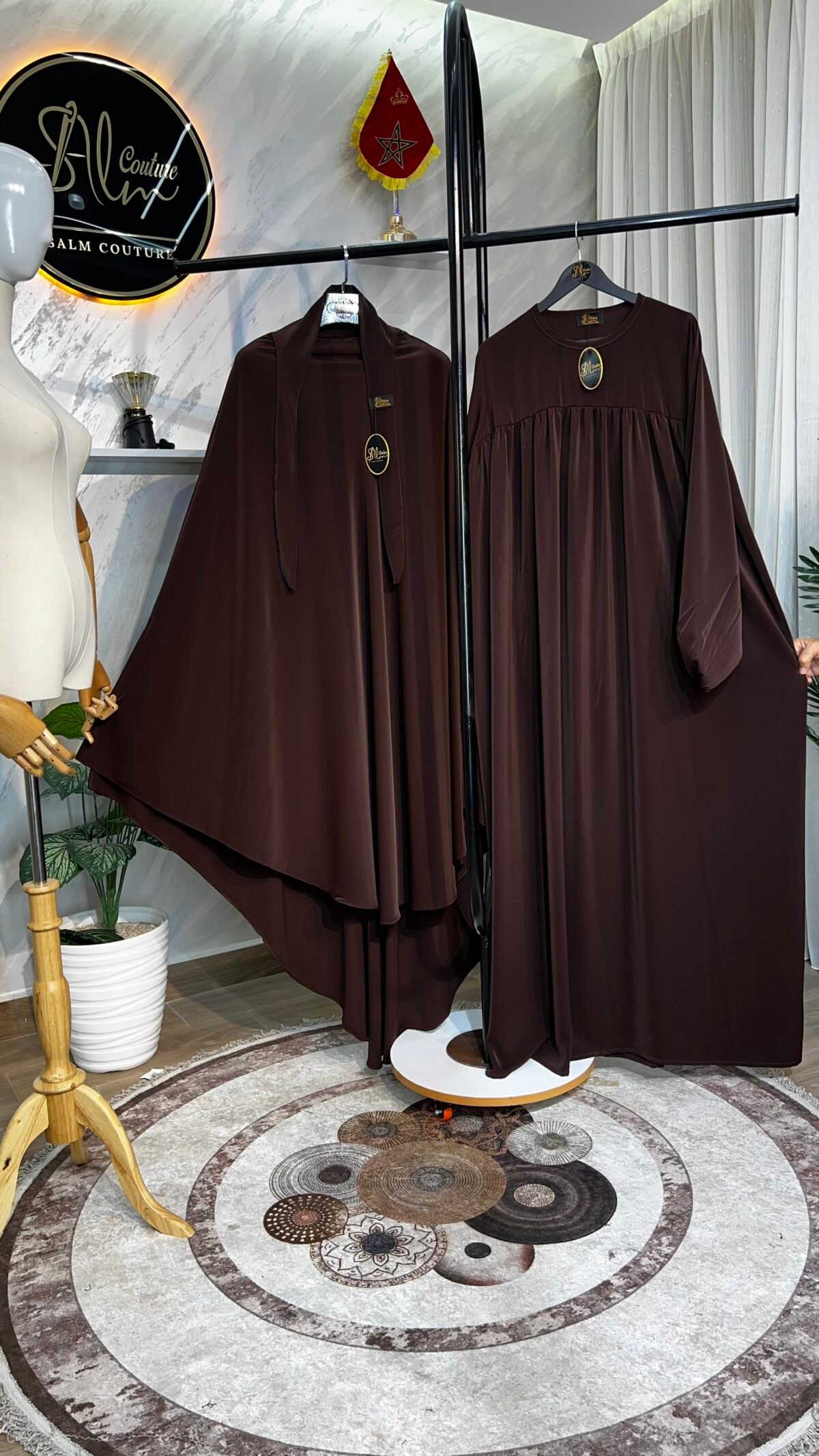 طقم عباية أفنان مع خمار سترة – Image 11