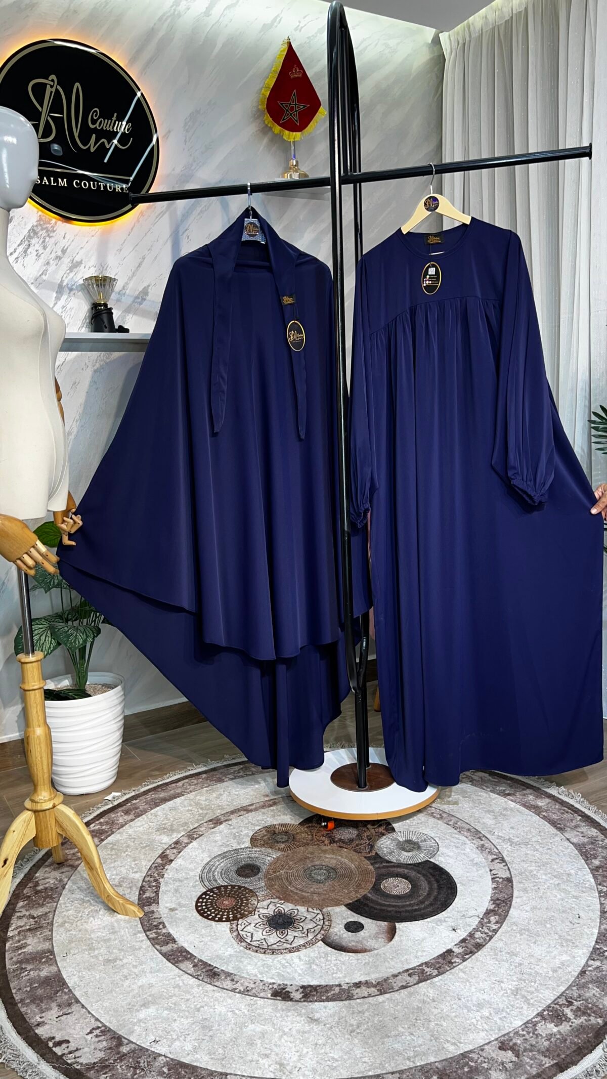 طقم عباية أفنان مع خمار سترة – Image 10