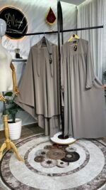 طقم عباية أفنان مع خمار سترة – Image 7