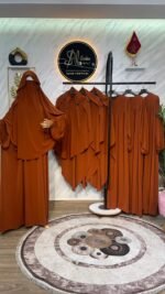 أطقم عباية أفنان مع أسدال مضلة – Image 7