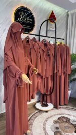 أطقم عباية أفنان مع أسدال مضلة – Image 5