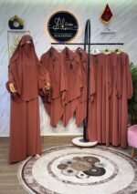 أطقم عباية أفنان مع أسدال مضلة – Image 2