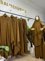 طقم عباية التركيز مع خمار سترة