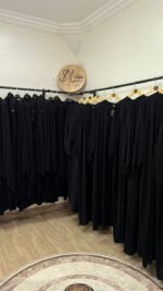 طقم عباية التركيز مع خمار سترة