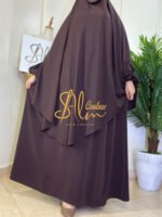 عبائة التركيز مع خمار سترة – Image 11