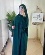 عبائة التركيز مع خمار سترة – Image 4