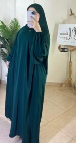 عبائة التركيز مع خمار سترة – Image 5