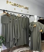 عبائة التركيز مع خمار سترة – Image 16