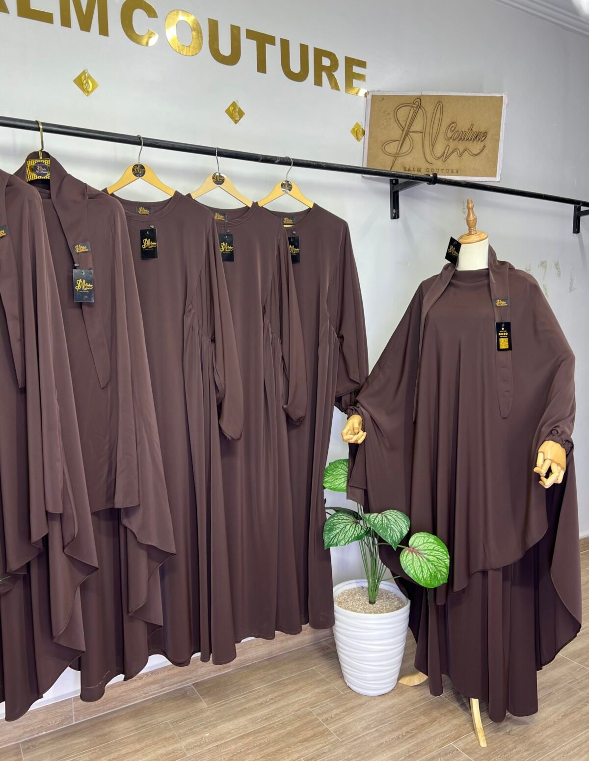 عبائة التركيز مع خمار سترة – Image 7