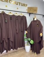 عبائة التركيز مع خمار سترة – Image 7