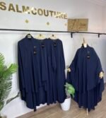 عبائة التركيز مع خمار سترة – Image 8