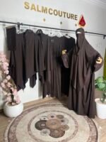 طقم لينا مع خمار لينا ونقاب هدية – Image 2